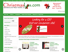 Tablet Screenshot of christmaslps.com
